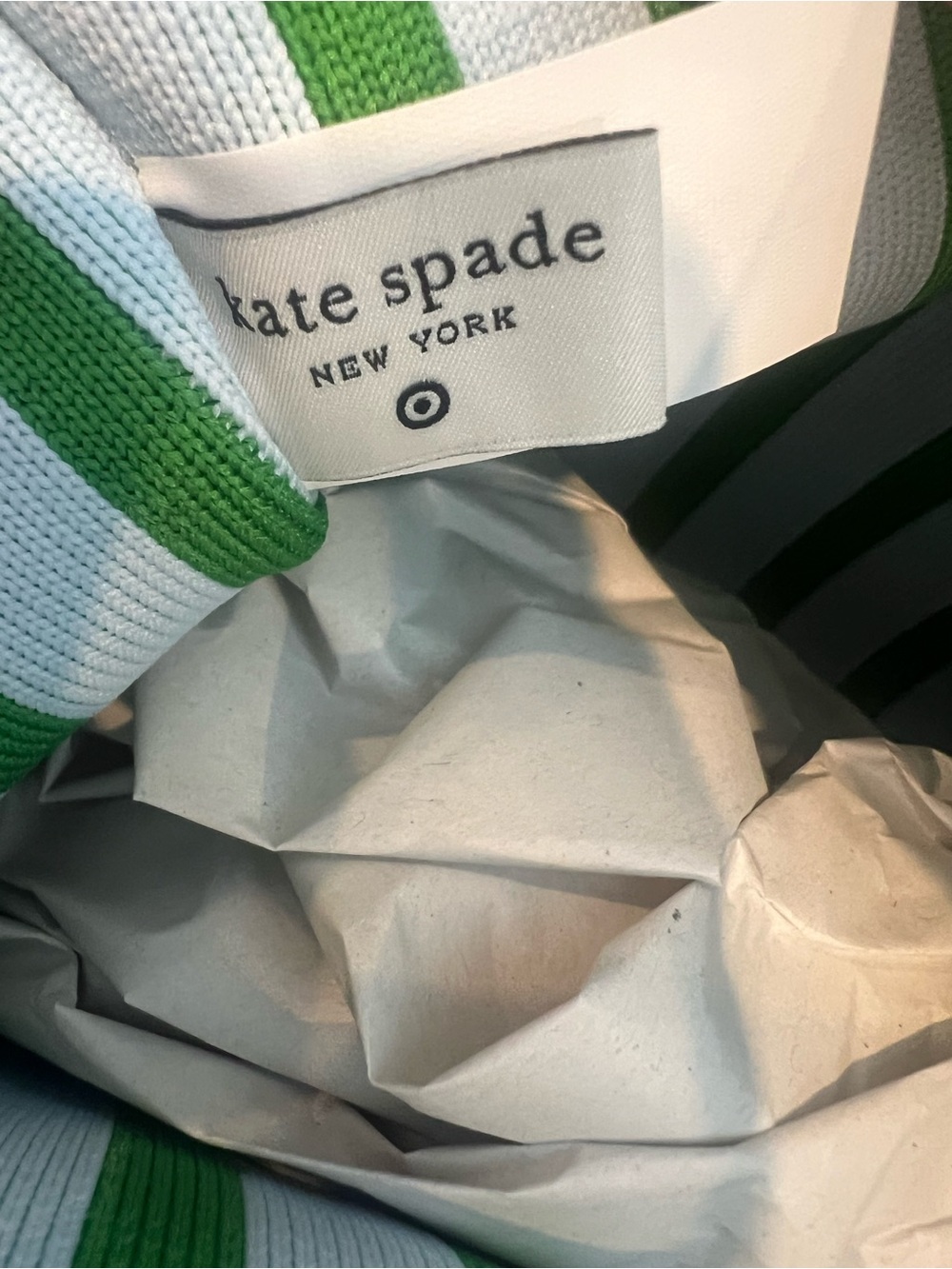 Kate Spade x target Green Stripe Mini Tote - Picture 9 of 15